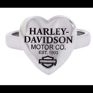 Harley Davidson Heart Ring Sizes 6 7 8 Available